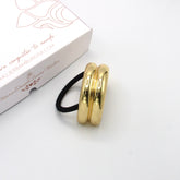 Accesorio para el cabello Maxi Liso Doble Dorado